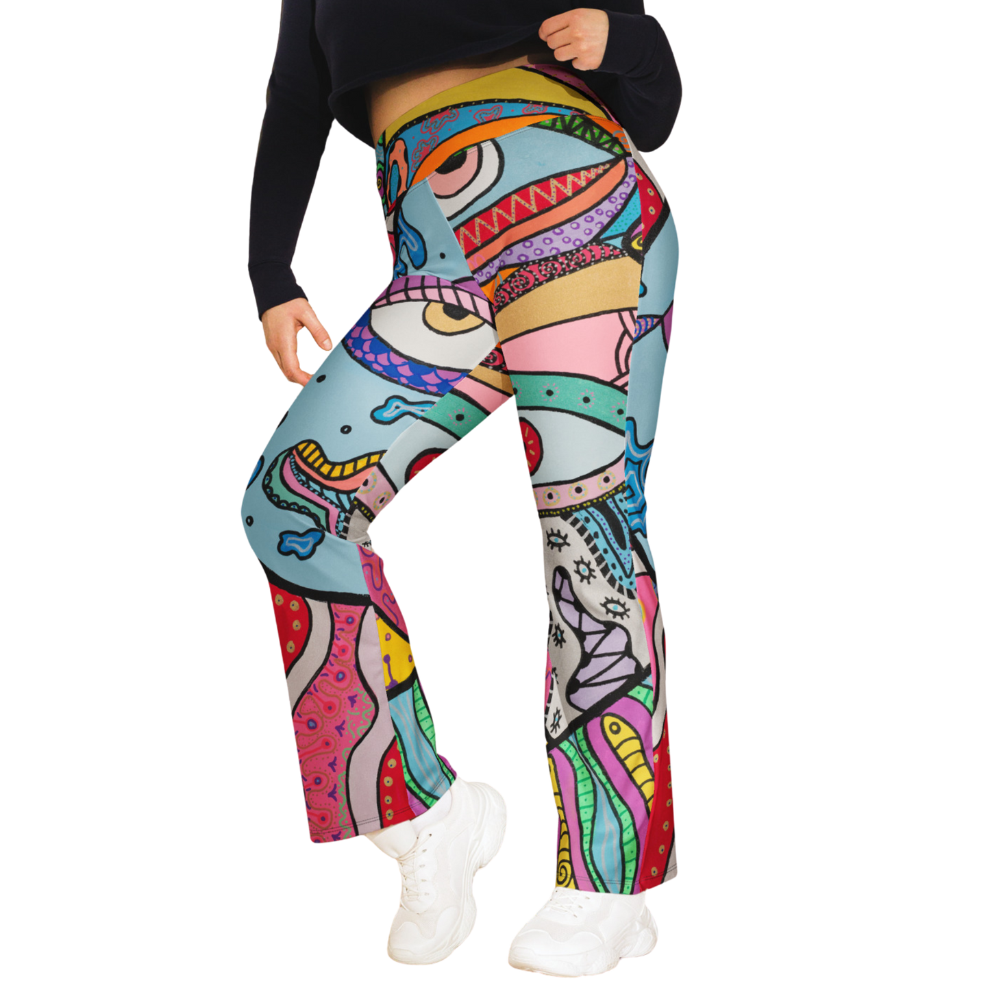 Flare Leggings 'Mooning' ♻️