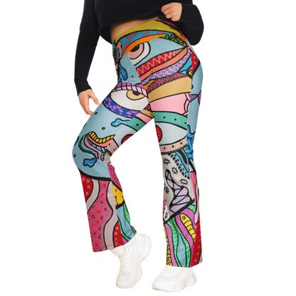 Flare Leggings 'Mooning' ♻️