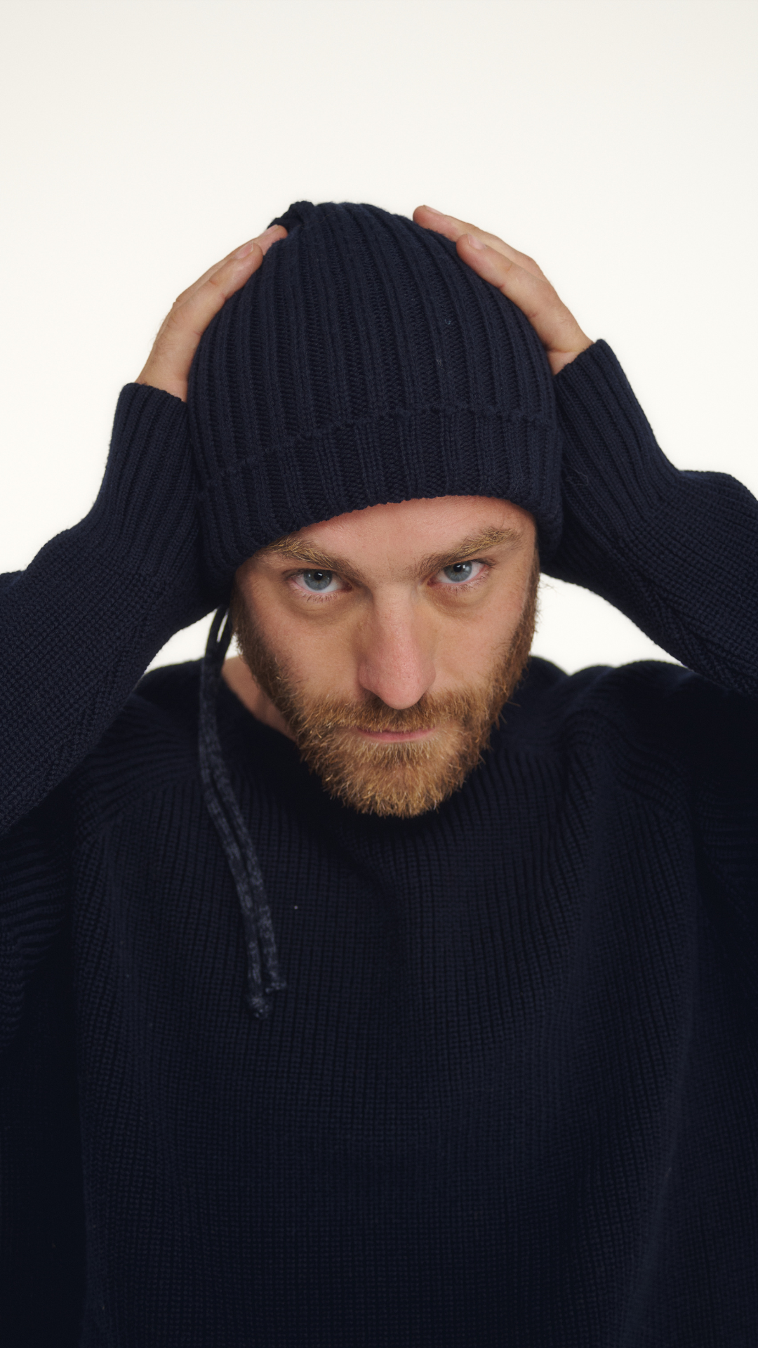 Bonnet-tour de cou laine mérinos JANO 001.