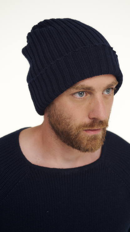 Bonnet-tour de cou laine mérinos JANO 001.