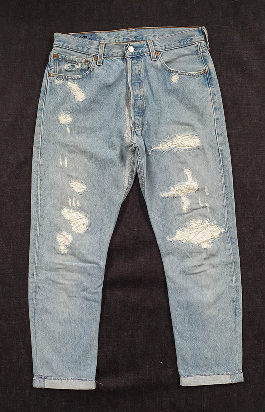 1995 501 Levi's loose style reworked (unisexe)