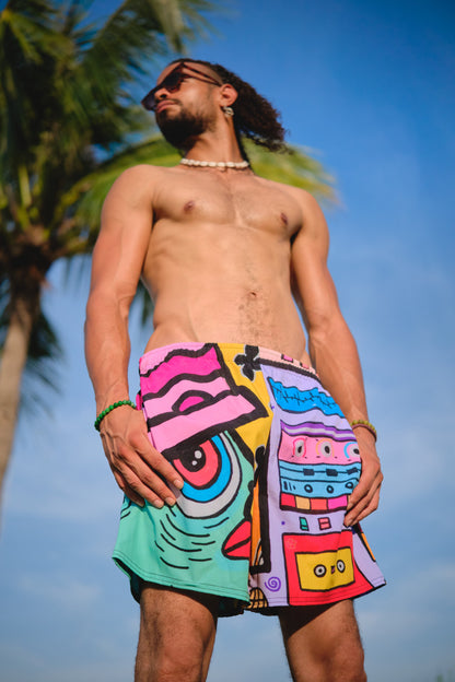 Short de bain Unisexe 'Alien'