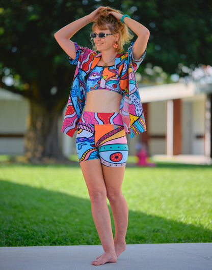 Chemise Oversized Unisexe 'Mooning'