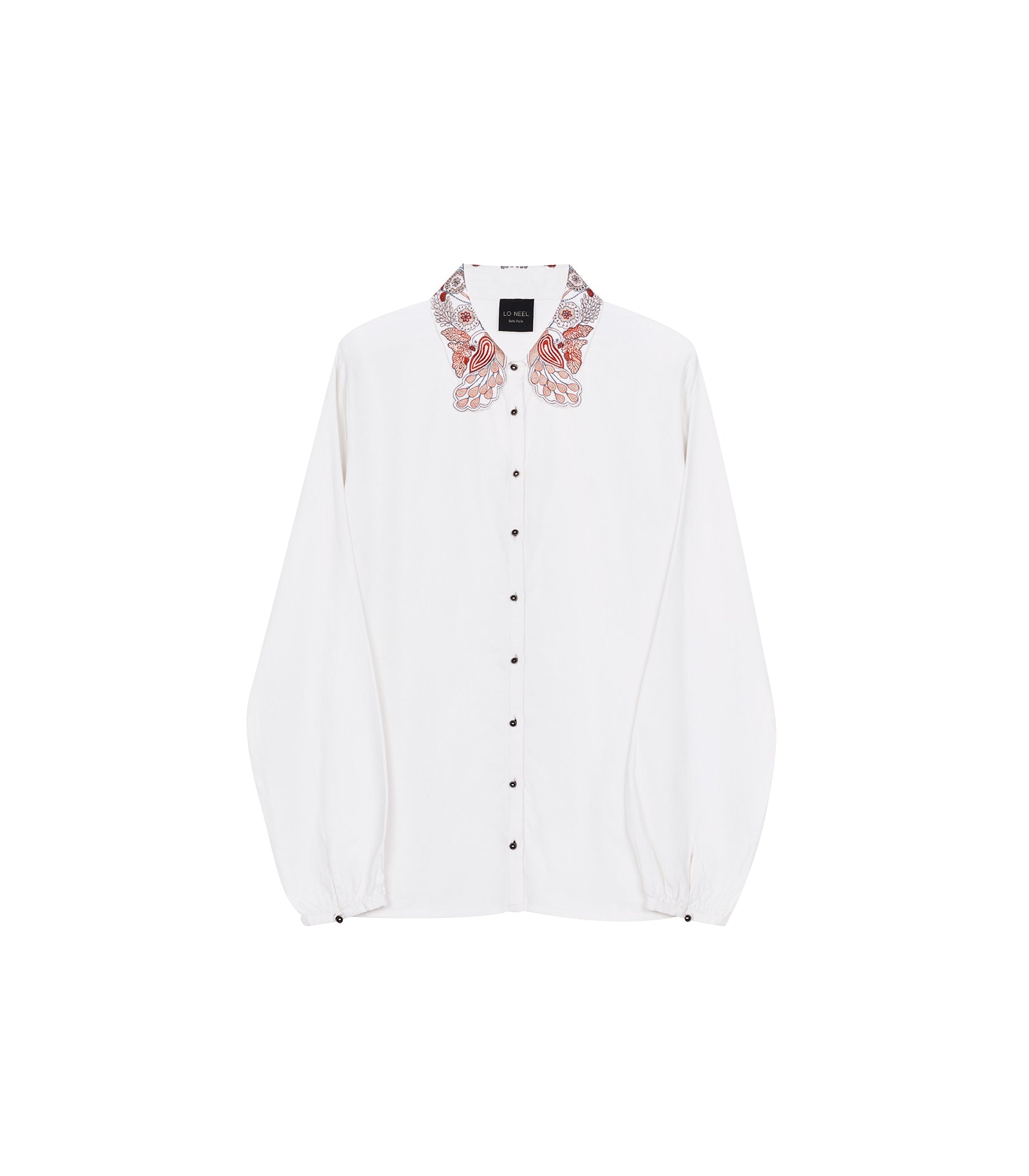 Chemise-col-Brodé-boutonnée-Ami-LONEEL