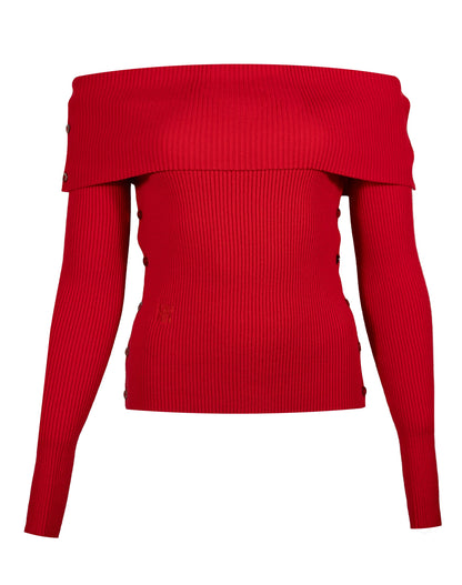 Pull Céphée devant rouge
