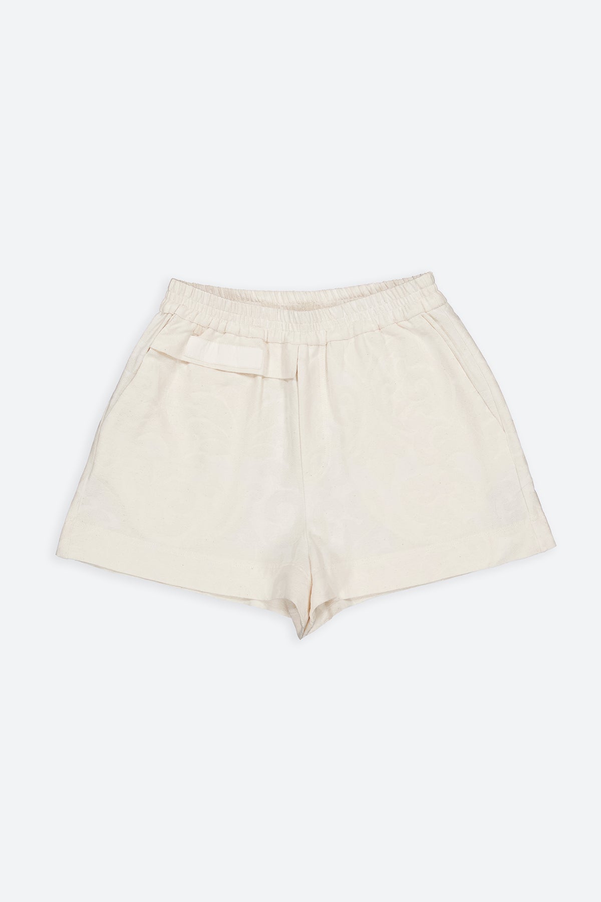 The short shorts have minimal modern aesthetics design allowing comfort and bringing self-confidence. This unique piece is made locally in Paris to reduce environmental impact and guarantee high quality and durability of the products.