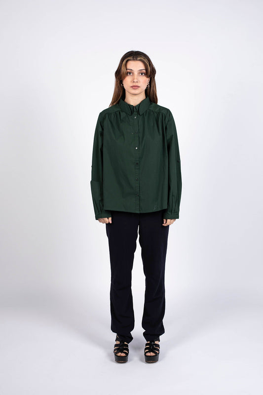 chemise Fiby col retourné manches longues écusson Lo NEEL 