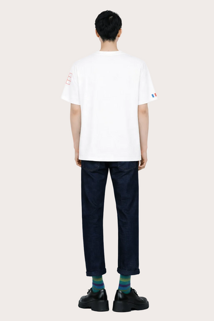T-shirt Vague Blanc