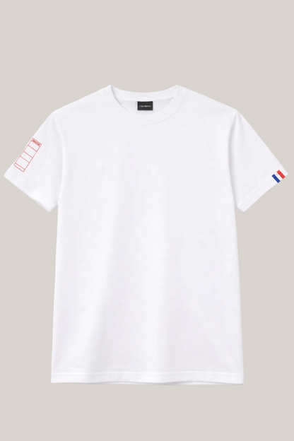 T-shirt Vague Blanc