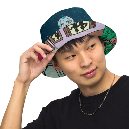 Reversible Bucket Hat 'Universe'