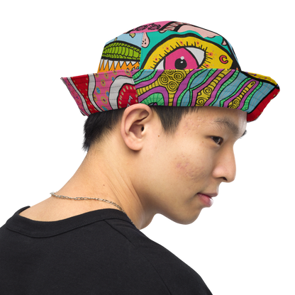 Reversible Bucket Hat 'Mooning x Inner Outter'