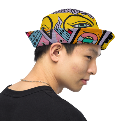 Reversible Bucket Hat 'Alien x Hanuman'