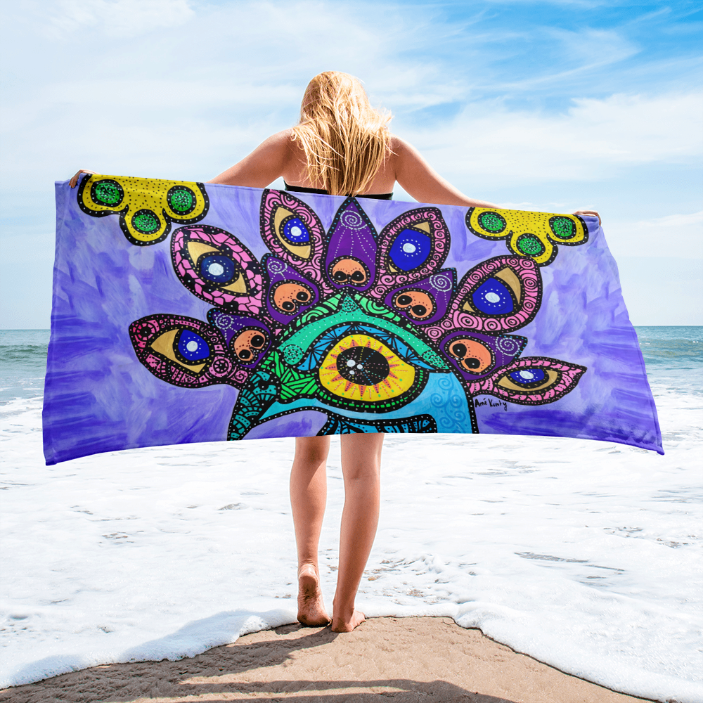 Towel 'Peacock'