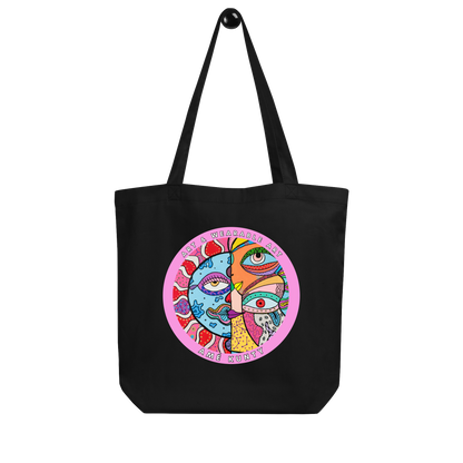 Organic Cotton Tote Bag 'Mooning'