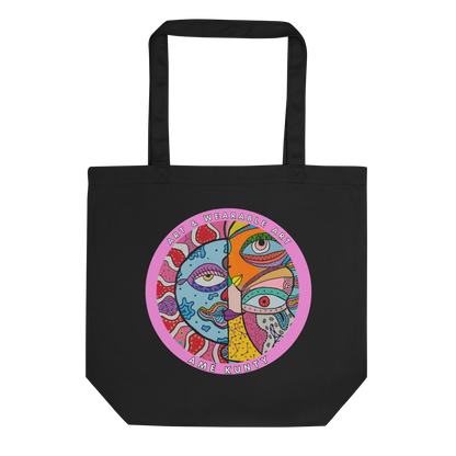 Organic Cotton Tote Bag 'Mooning'