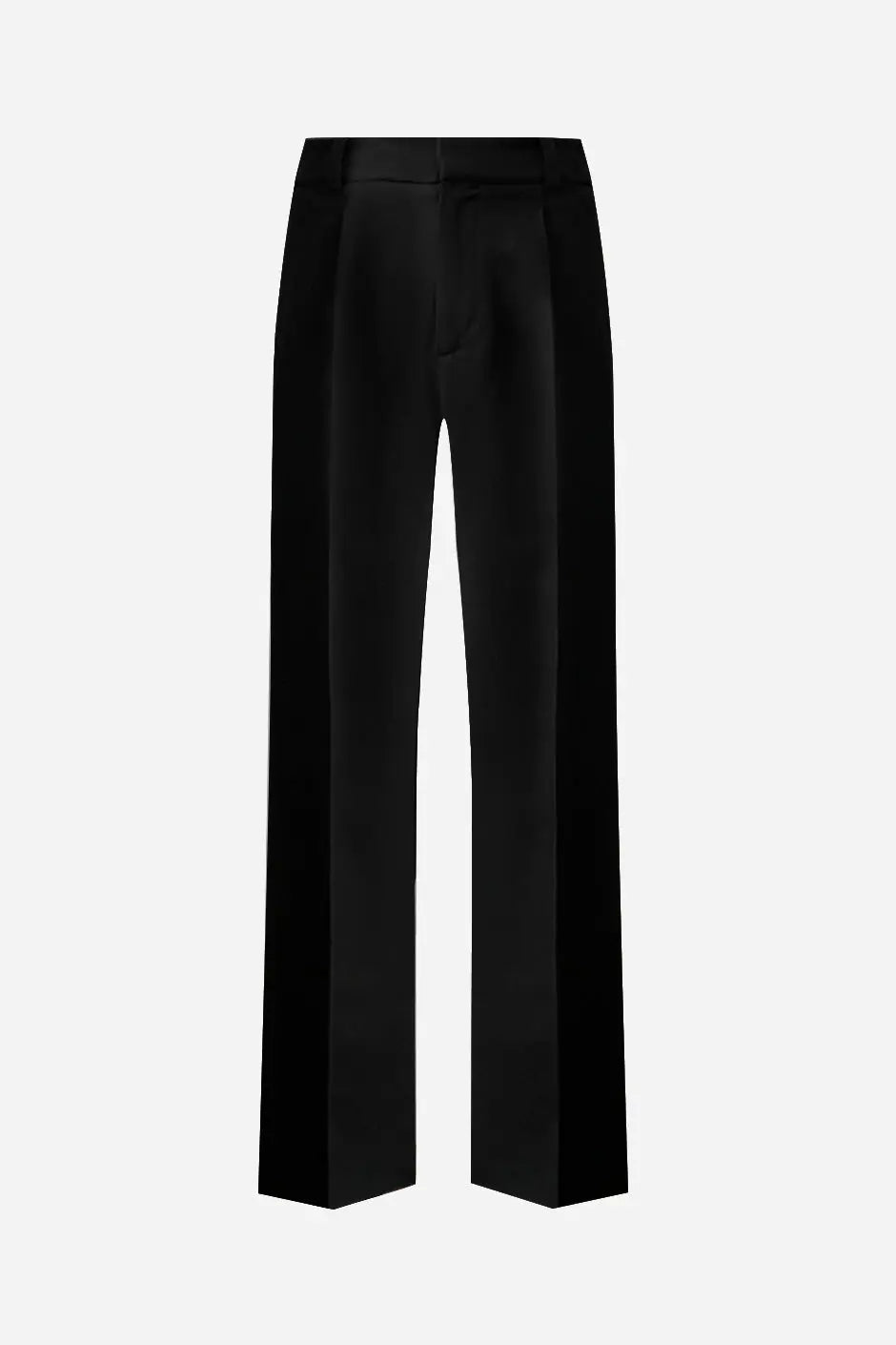 French - Made Thick Cold Wool Pleated High - Waisted Pants - Erverte Paris