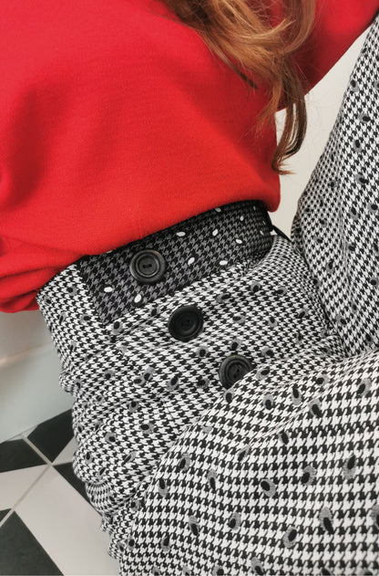 Pantalon pont Yvette -  Pieds de Poule