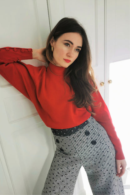 Pantalon pont Yvette -  Pieds de Poule