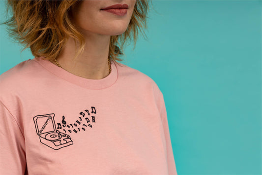 T-shirt Violette - Rose