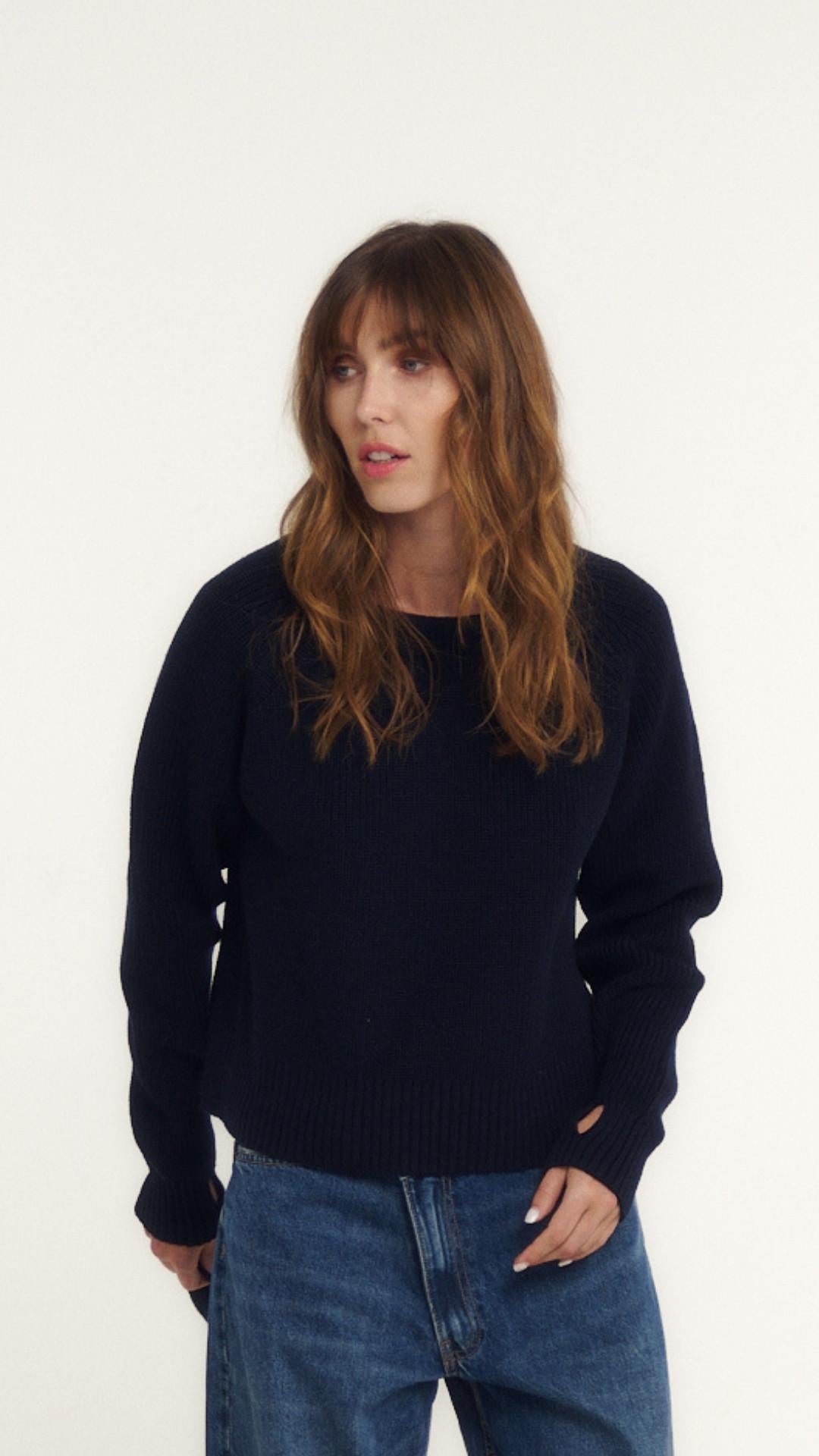 Pull en laine merinos JOAN TOMO Clothing