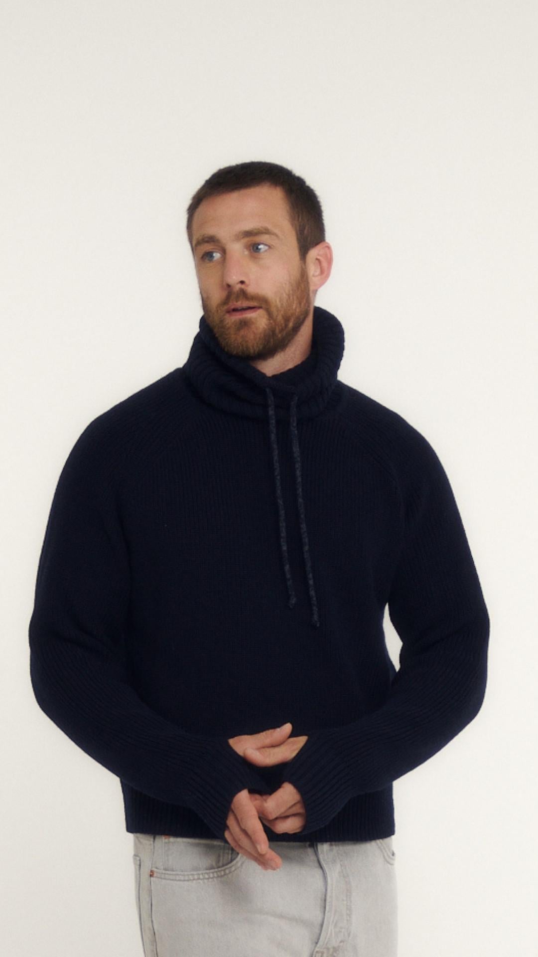 Pull en laine merinos fabrique en france