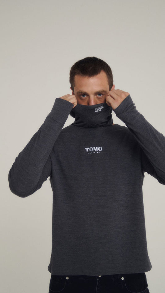 T-shirt manches longues laine YOAN 001.