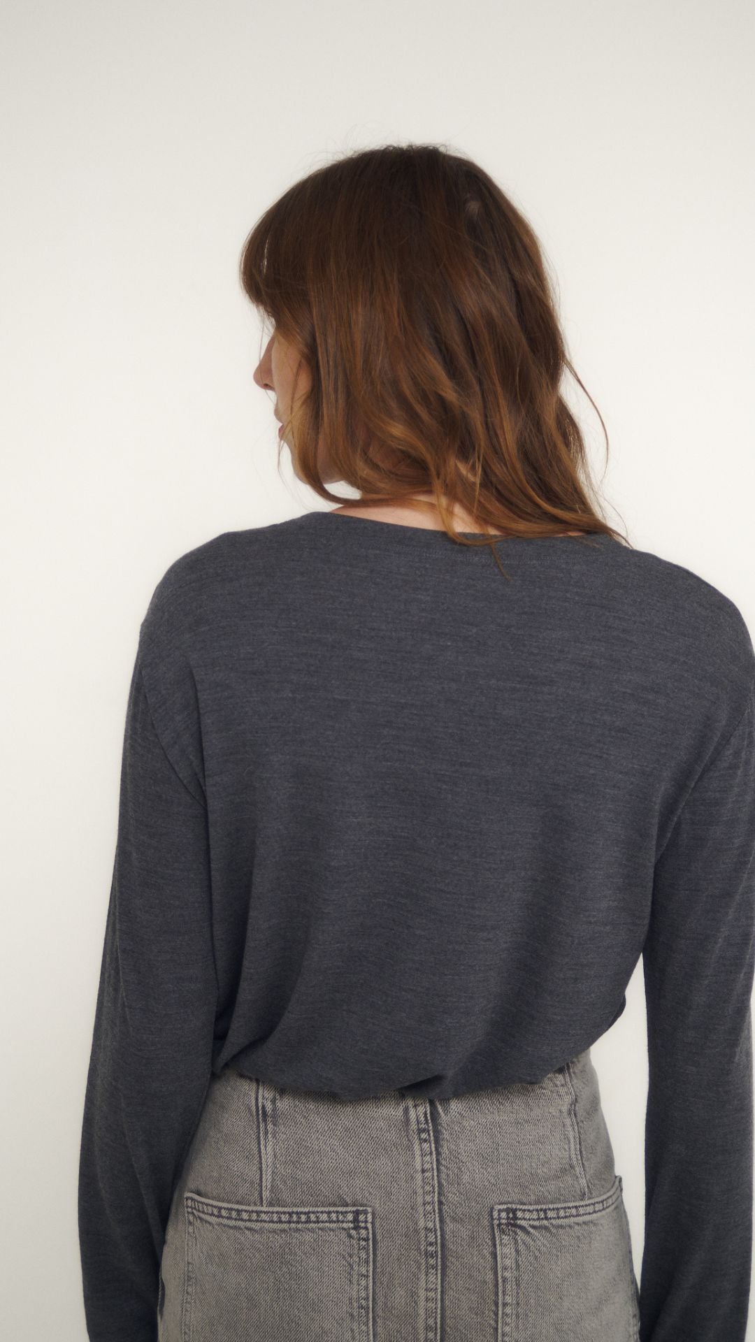 T-shirt manches longues laine YOAN 001.