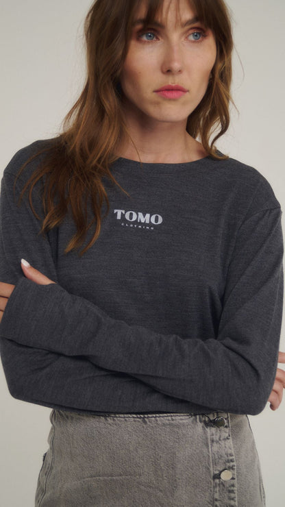 T-shirt manches longues laine YOAN 001.