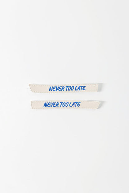 Straps Master Mind pour baskets à scratch vegan crème customisables