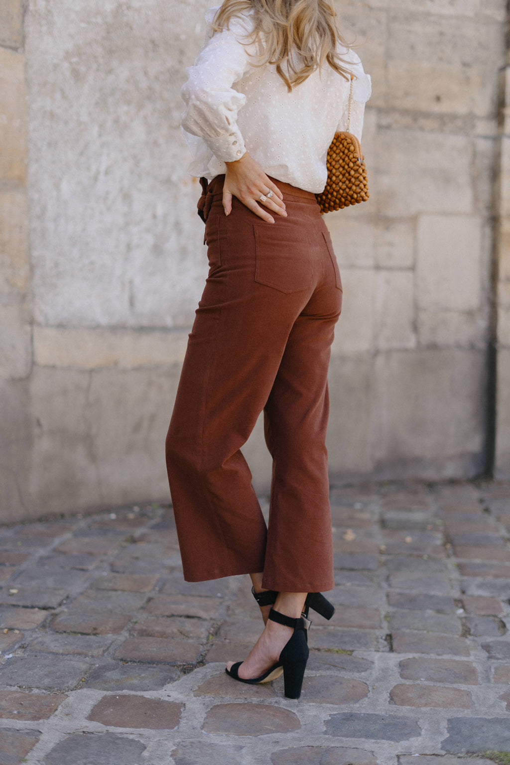 Mitya pants - corduroy - 7/8 length