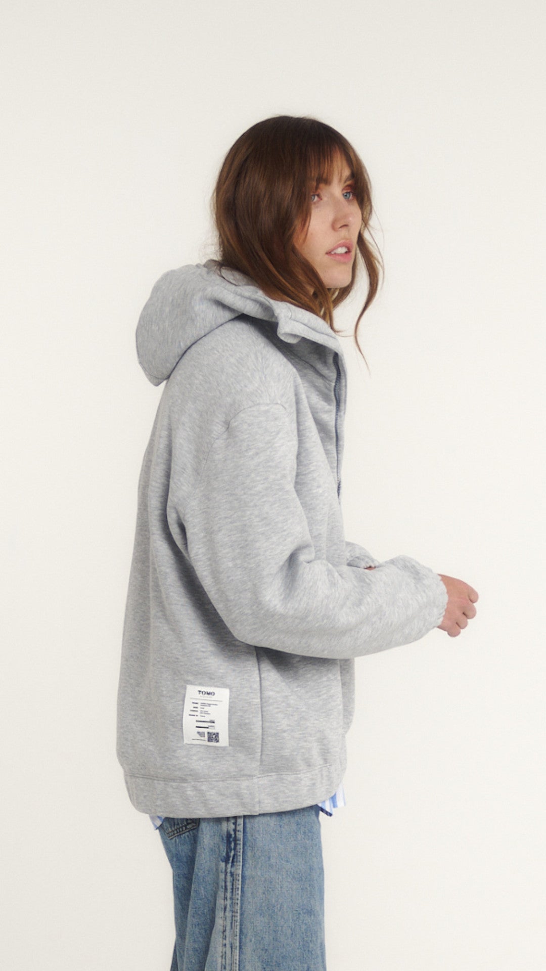 Sweat à cagoule molleton ANDREA 001.