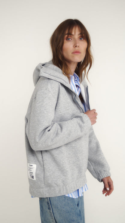 Sweat à cagoule molleton ANDREA 001.