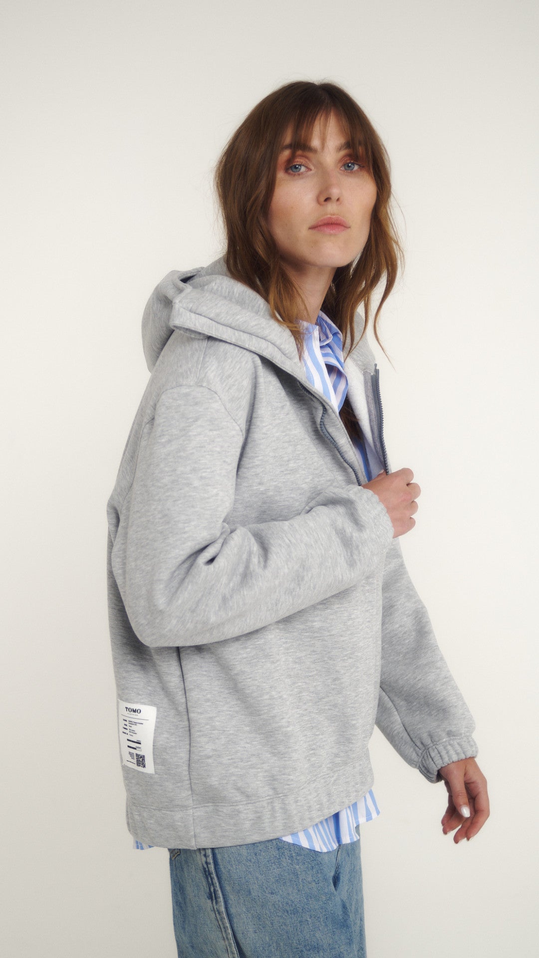 Sweat à cagoule molleton ANDREA 001.