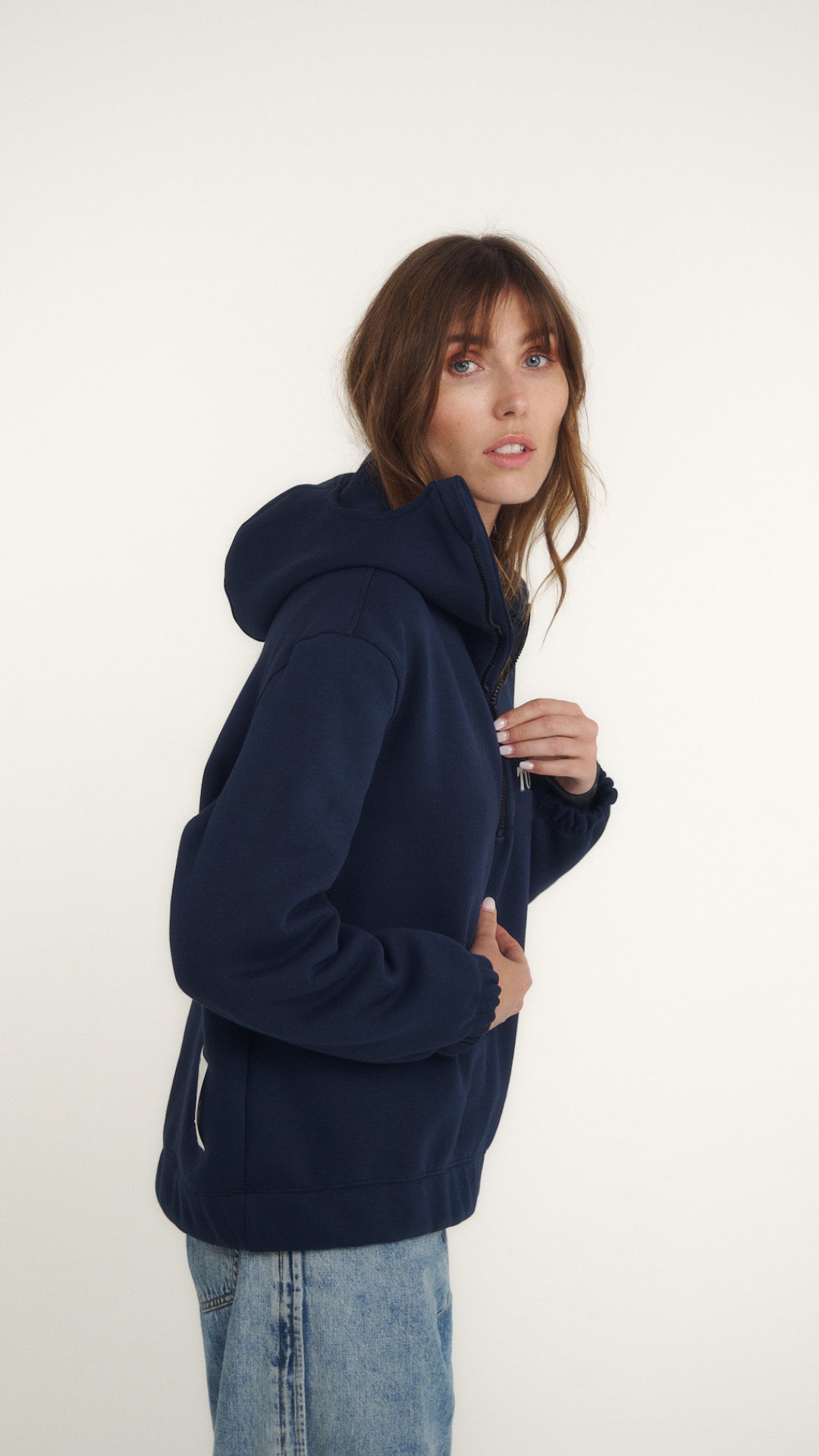 Sweat à cagoule molleton ANDREA 001.