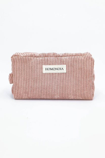 Rosa corduroy pink toiletry bag