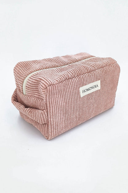 Rosa corduroy pink toiletry bag