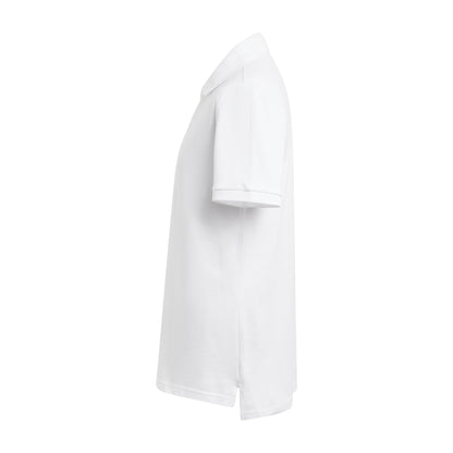 White Organic Cotton Polo – Made in France