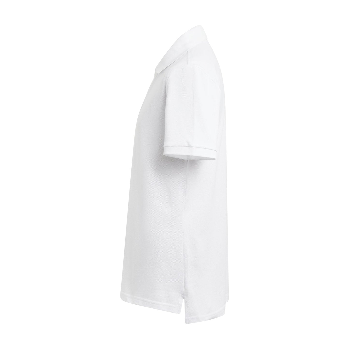 White Organic Cotton Polo – Made in France