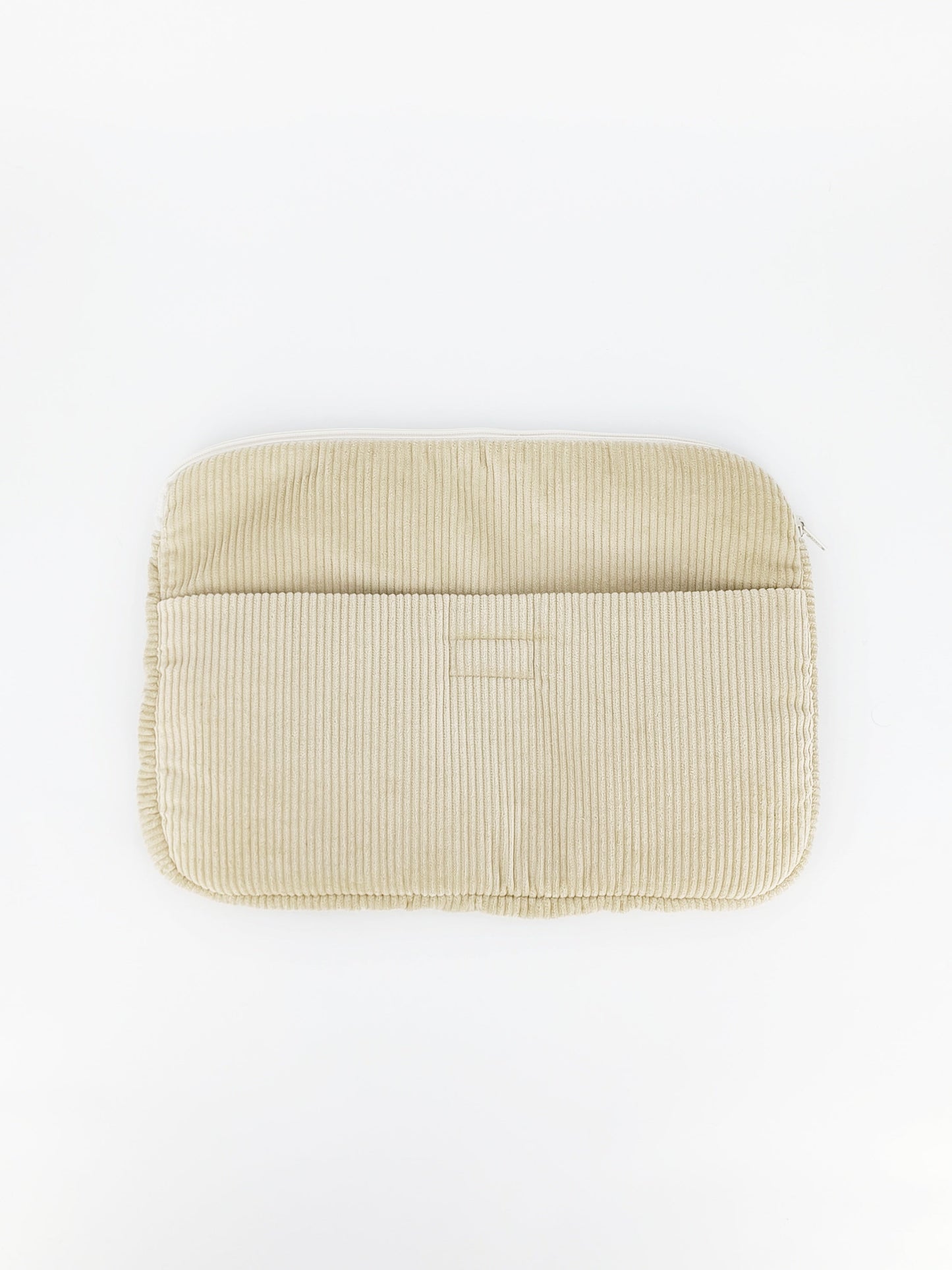 Beige Corduroy Computer Sleeve