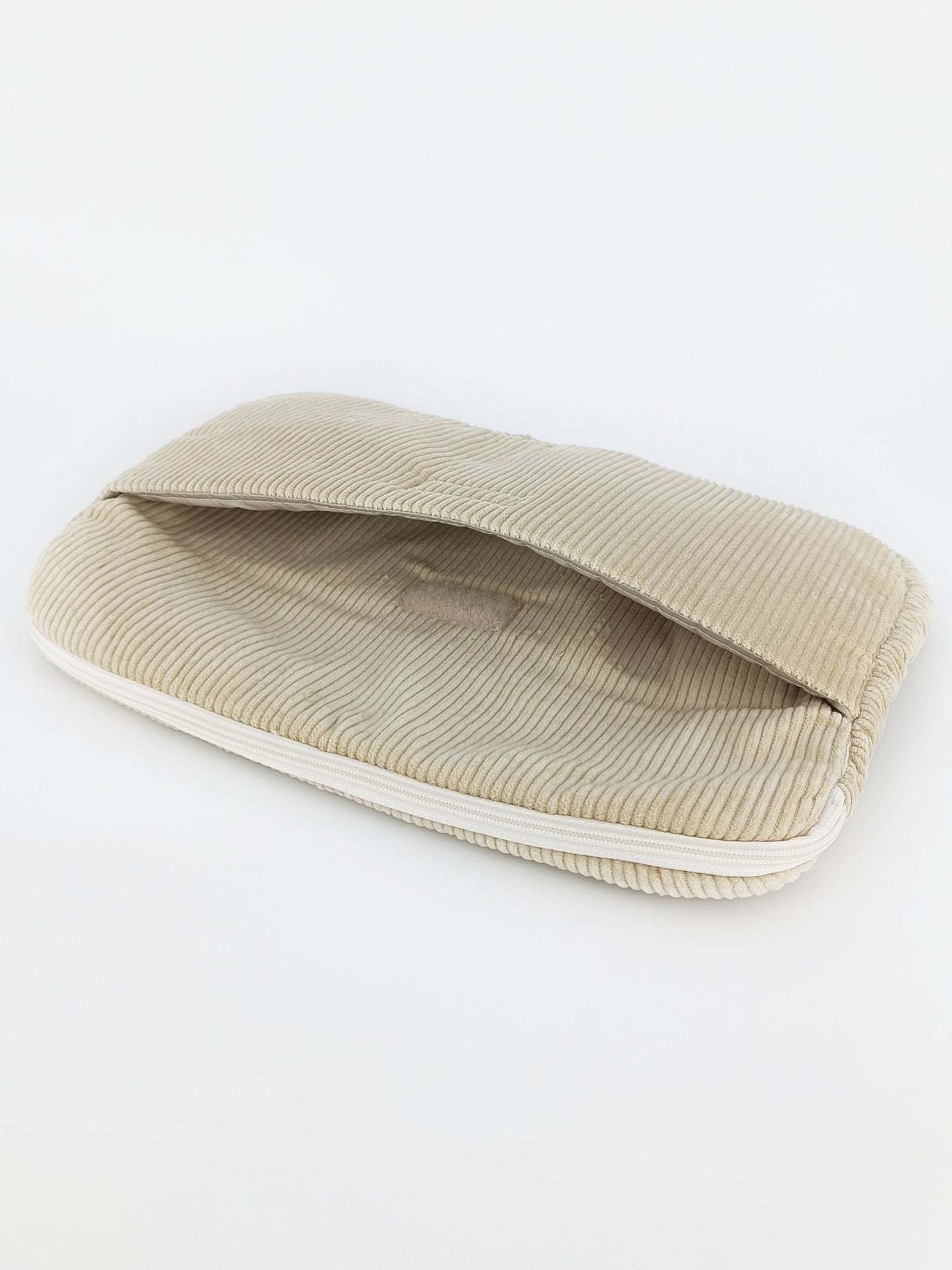 Beige Corduroy Computer Sleeve