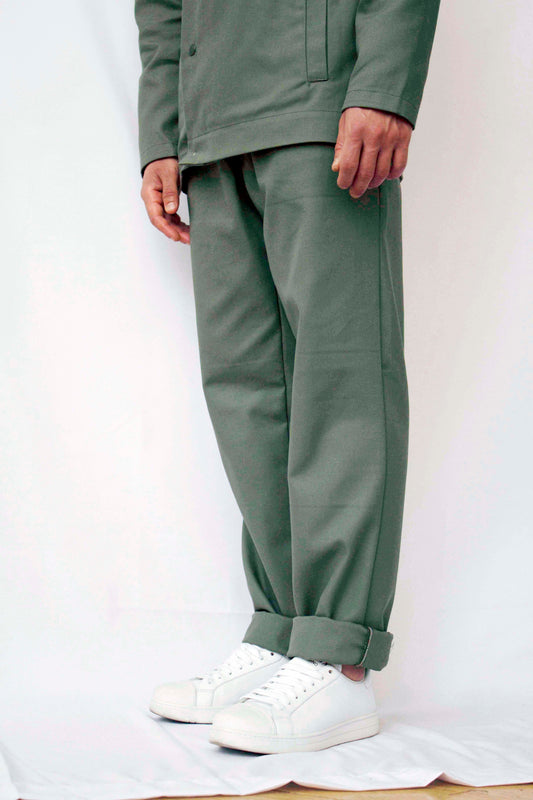Pantalon cargo kaki