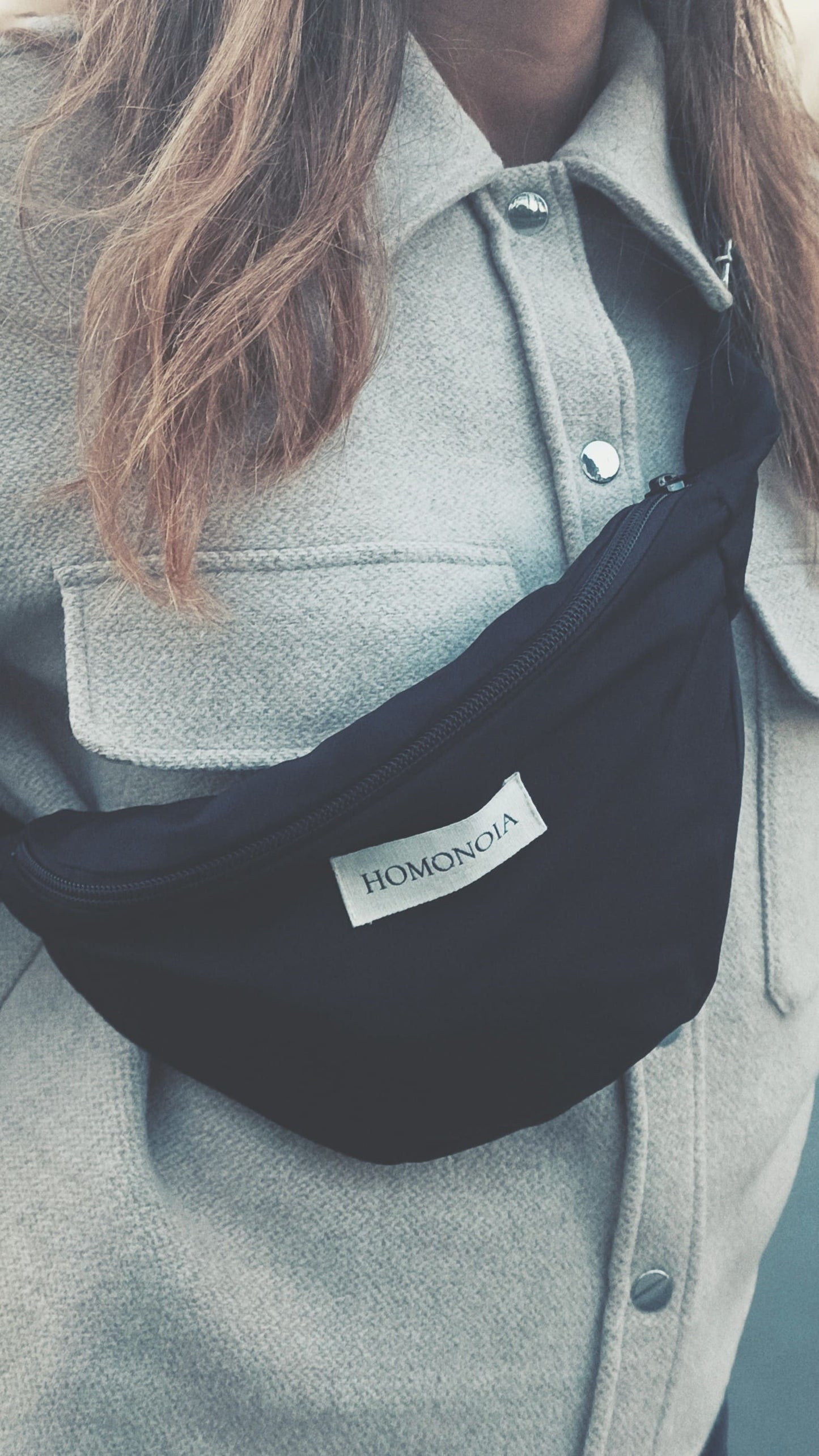 Banane en nylon noir